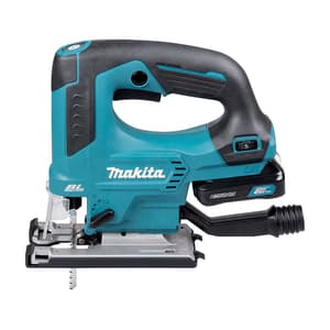 Makita 12V Max CXT BL 23 mm (7/8") Cordless Top Handle Jig Saw with Charger & 2 Pcs 1.5Ah Batteries, JV103DWYJ