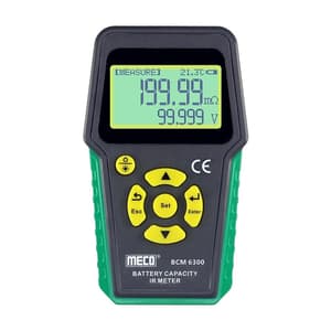Meco 19.999m Ohms - 199.99 Ohms Battery Capacity (IR) Meter, BCM 6300