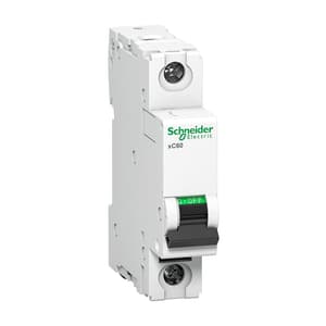 Schneider Electric 40 Amp AC Miniature Circuit Breakers - xC60 (1 Pole & D Curve), A9N1P40D