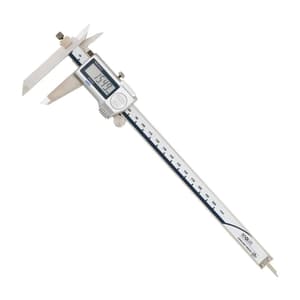 Mitutoyo 0 - 200 mm Digital ABS Offset Caliper with Thumb Roller, 573-602-20