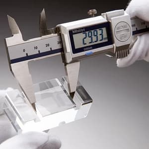 Mitutoyo 0 - 150 mm Digital ABS Point Caliper with Thumb Roller, 573-625-20