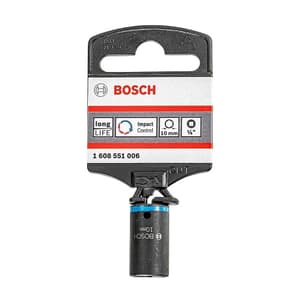 Bosch 10 mm, 1/4" Sq. Drive Sockets For Impact Wrenches, 1 608 551 006