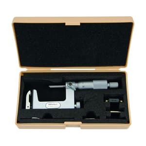 Mitutoyo 25 - 50 mm Interchangeable Anvil Type Uni-mike Micrometer with Ratchet Stop, 117-102