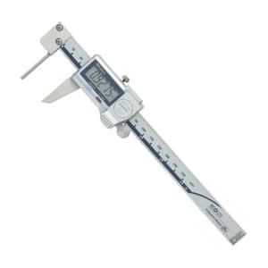 Mitutoyo 150 mm / 6 inch Digital ABS Tube Thickness Caliper with Thumb Roller, 573-761-20