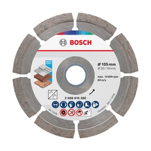 Bosch 105 mm Multi Material Diamond Cutting Disc, 2 608 615 280