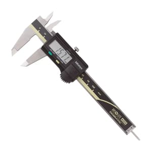 Mitutoyo 0 - 100 mm Digital ABS AOS Caliper Without Data Output & Thumb Roller, 500-180-30