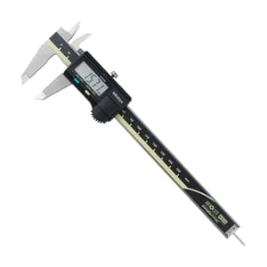Mitutoyo 0 - 150 mm Digital ABS AOS Caliper with Rod Depth Bar Without Data Output, 500-184-30