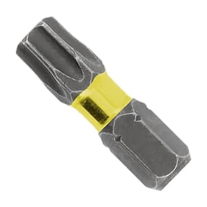 Hogert T10 x 25 mm Length Torx Power Screwdriver Bits (Pack of 5 Pcs), HT1S135