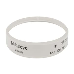Mitutoyo 45 mm (Dia.) / 0.2µm (Flatness) Optical Flat, 158-117