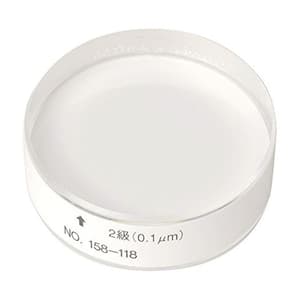Mitutoyo 45 mm (Dia.) / 0.1µm (Flatness) Optical Flat, 158-118