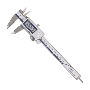 Mitutoyo 150 mm / 6 inch Absolute Digital Caliper with SPC Data Output (IP67 Coolant-Proof), 500-762-20
