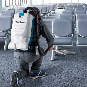 Makita 40Vmax XGT BL 6.0 Ltr Cordless HEPA Backpack Vacuum Cleaner (Bare Tool), VC011GZ