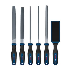 Bosch 200 mm File Set with Brush (Pack of 6 Pcs), 1 600 A03 AD3