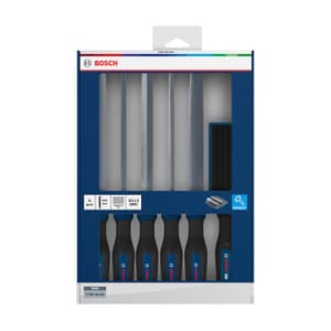 Bosch 200 mm File Set with Brush (Pack of 6 Pcs), 1 600 A03 AD3