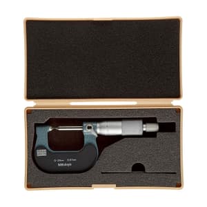 Mitutoyo 0 - 25 mm Screw Thread Micrometer (44 - 28 TPI), 125-102