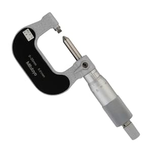 Mitutoyo 0 - 25 mm Screw Thread Micrometer (8 - 5 TPI), 125-105