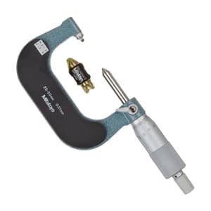 Mitutoyo 25 - 50 mm Screw Thread Micrometer (13 - 9 TPI), 125-109