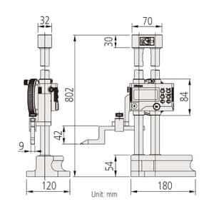 Mitutoyo 0 - 600 mm Double Column Digital Height Gauge, 192-664-10