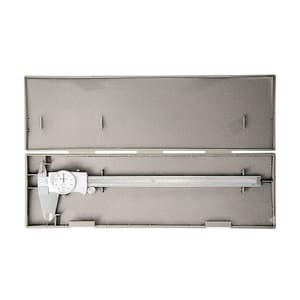 Mitutoyo 300 mm / 12 inch Dial Caliper with Carbide-tipped jaws for OD measurement (0.1 inch Per One Revolution), 505-747