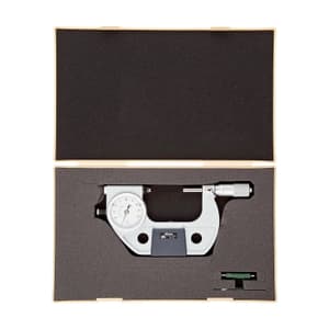 Mitutoyo 2 - 3 inch Dial Indicating Micrometer with Left Side Operating Button, 510-133
