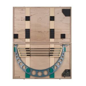 Mitutoyo 28 - 32 inch Interchangeable Anvil Outside Micrometer, 104-156