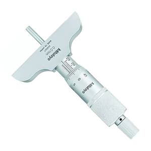 Mitutoyo 0 - 25 mm Depth Micrometer (63.5 mm Base Width), 128-101