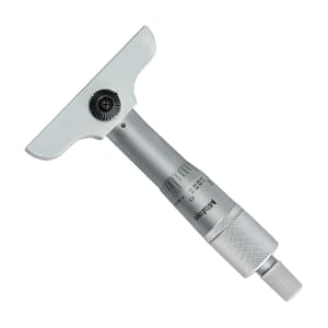 Mitutoyo 0 - 1 inch Depth Micrometer (2.5 inch Base Width), 128-105