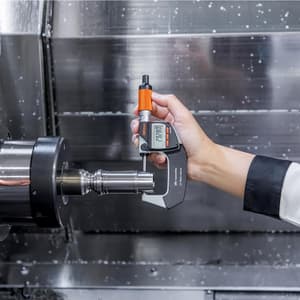 Mitutoyo 75 - 100 mm QuantuMike Digital Micrometer With Bidirectional Output, 293-143-40