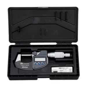 Mitutoyo 0 - 25 mm Spherical Anvil Digital Tube Micrometer (Type A), 395-251-30