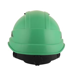 Karam ISI Marked Shelblast Safety Helmet With Plastic Cradle Peak & Ratchet Type Adjustment (Mint Green), PN542