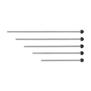 Mitutoyo 0 - 3 inch Depth Micrometer with Interchangeable Rods (4 inch Base Width), 129-130
