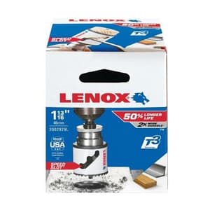 Lenox 46 mm / 1-13/16 inch Bi-Metal Speed Slot Hole Saw With T3 Technology, 3002929L