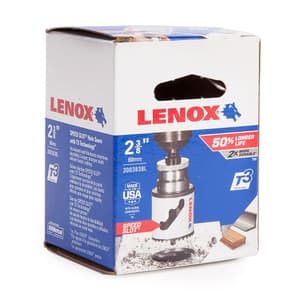 Lenox 60 mm / 2-3/8 inch Bi-Metal Speed Slot Hole Saw With T3 Technology, 3003838L
