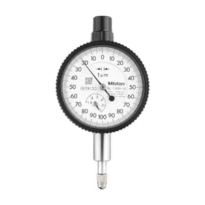 Mitutoyo 0 - 1 mm Dial Indicator with Lug Back, 1109A-10