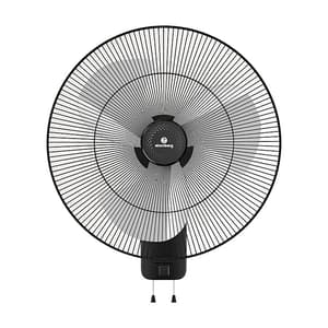 Atomberg Metallion 18 450 mm Remote Operated Metal Wall Fan with BLDC Motor (Midnight Black)