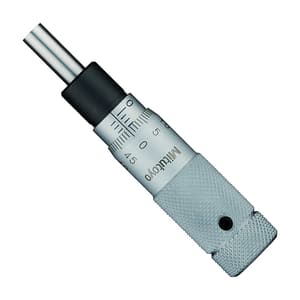 Mitutoyo 0 - 13 mm Zero Adjustable Thimble Micrometer Head without Clamp Nut, 148-503