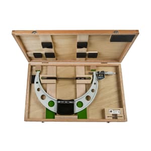 Mitutoyo 11 - 12 inch / 279.4 - 304.8 mm Digital Micrometer With Ratchet Stop & SPC Data Output (IP65 Coolant-Proof), 293-357-30