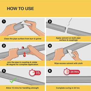 M-Seal 50 ml CX CPVC COEX Pack Solvent Cement (Pack of 12 Pcs)