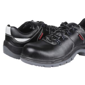 Karam Men's Deluxe Abawrf Safety Shoe - Steel Toe (Black), FS15BL