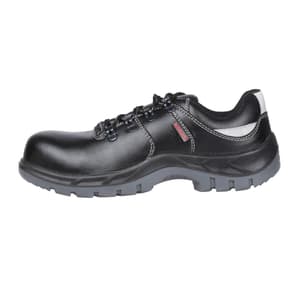 Karam Men's Deluxe Abawrf Safety Shoe - Steel Toe (Black), FS15BL