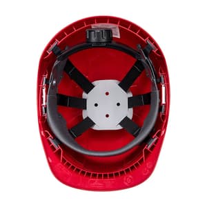 Portwest Endurance Badge Holder Safety Helmet (Red), PB55