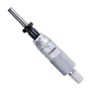 Mitutoyo 0 - 1 inch Medium-sized Micrometer Head with Clamp Nut, 150-207