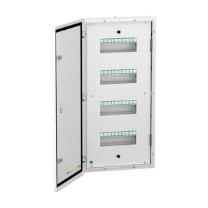 Schneider Electric 4 Tier 40 Modules Double Door Metal - Flexi Tier DBs (IP43), A9HFD440
