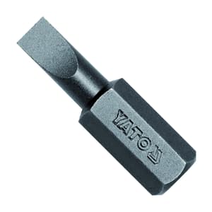 Yato 30 mm (Length) x 5.5 mm (Blade Dia.) Impact Slotted Screwdriver Bits (Pack of 50 Pcs), YT- 7891