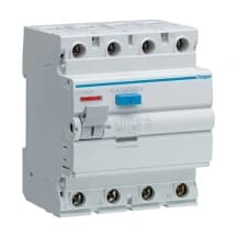 Hager Novello+ 25 Amp - 63 Amp AC Residual Current Circuit Breakers RCCBs (4 Pole)